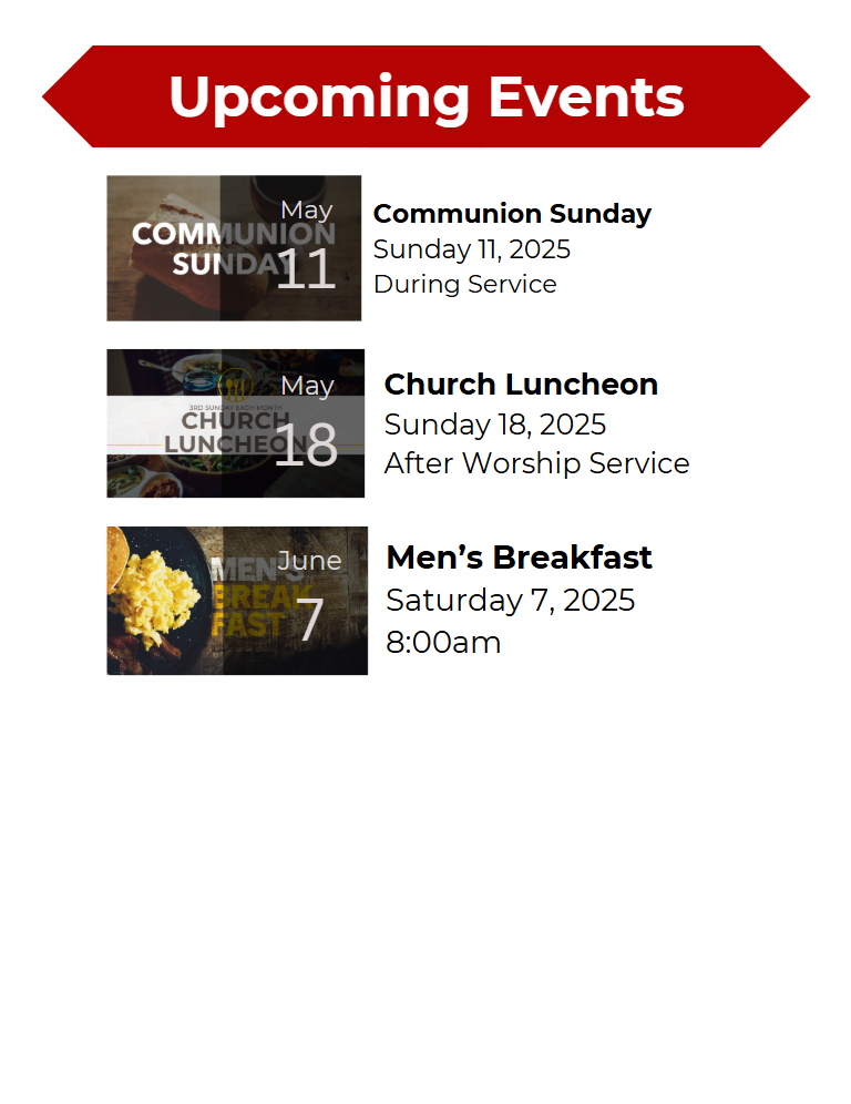 Upcoming Events
