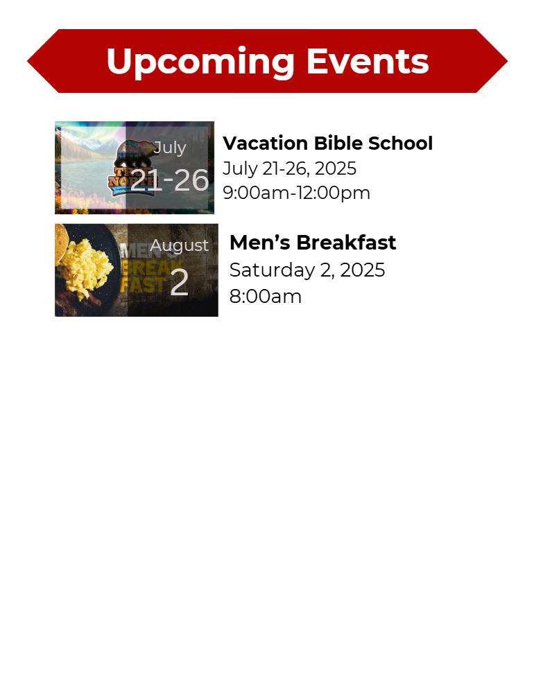 Upcoming Events