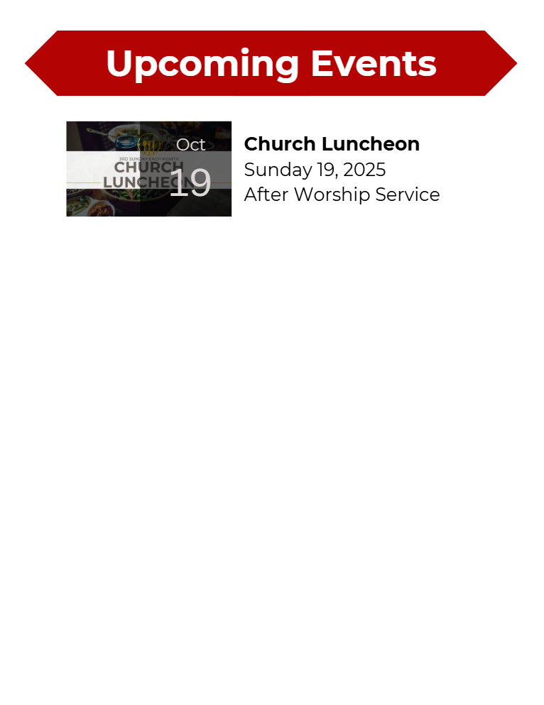 Upcoming Events
